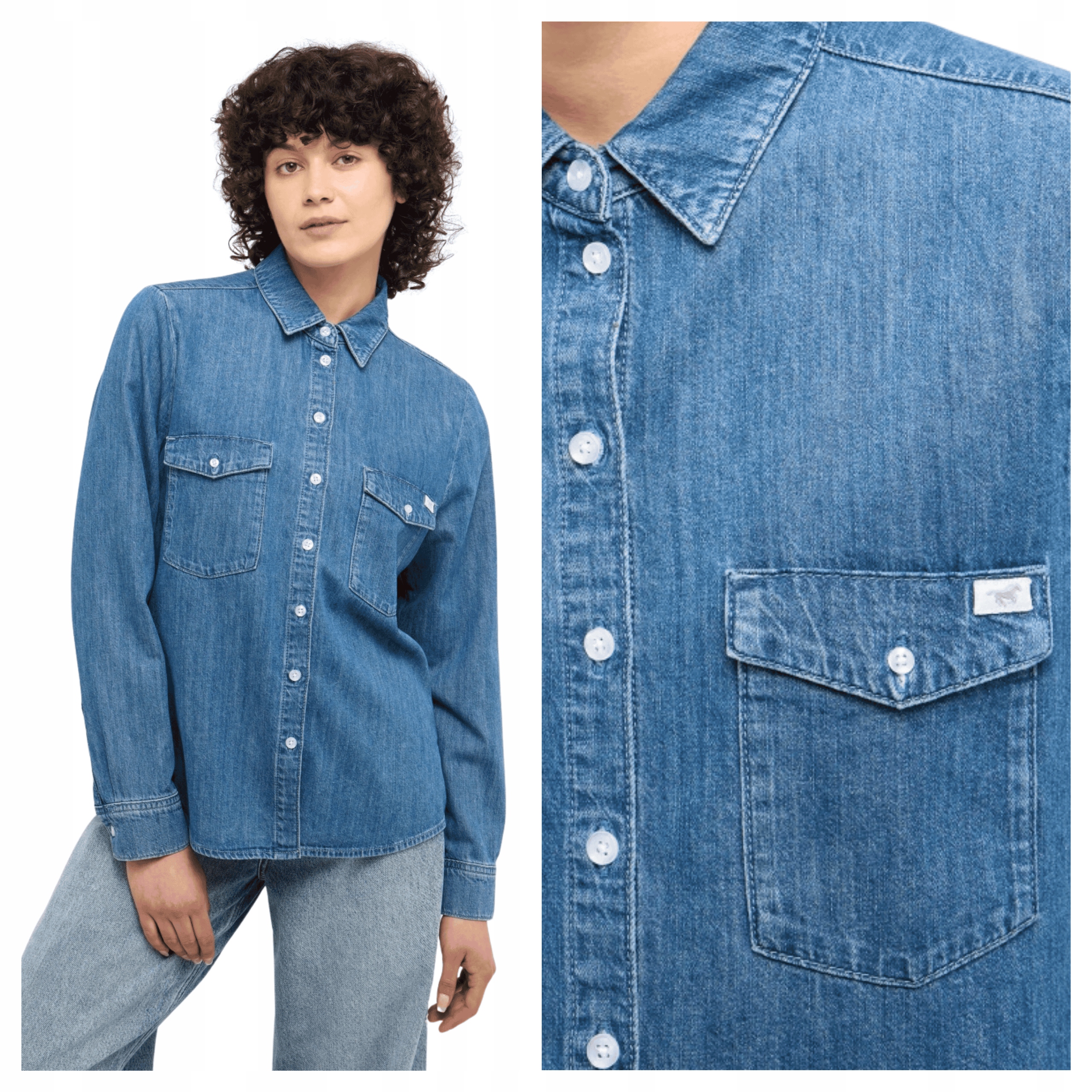 Mustang Style Sedana Basic Shirt S Dámská košile