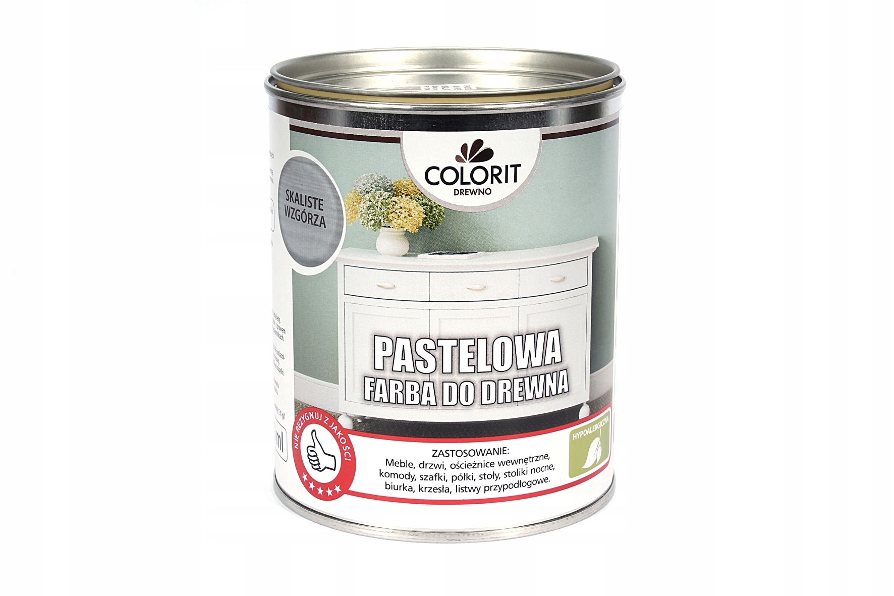 PASTELOWA FARBA DO DREWNA 750ml COLORIT kolory Marka Colorit