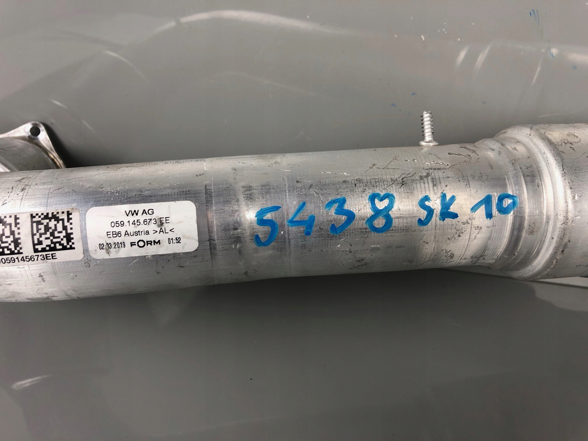 rohr Schlauch intercooler TOUAREG Q7 059145673EE