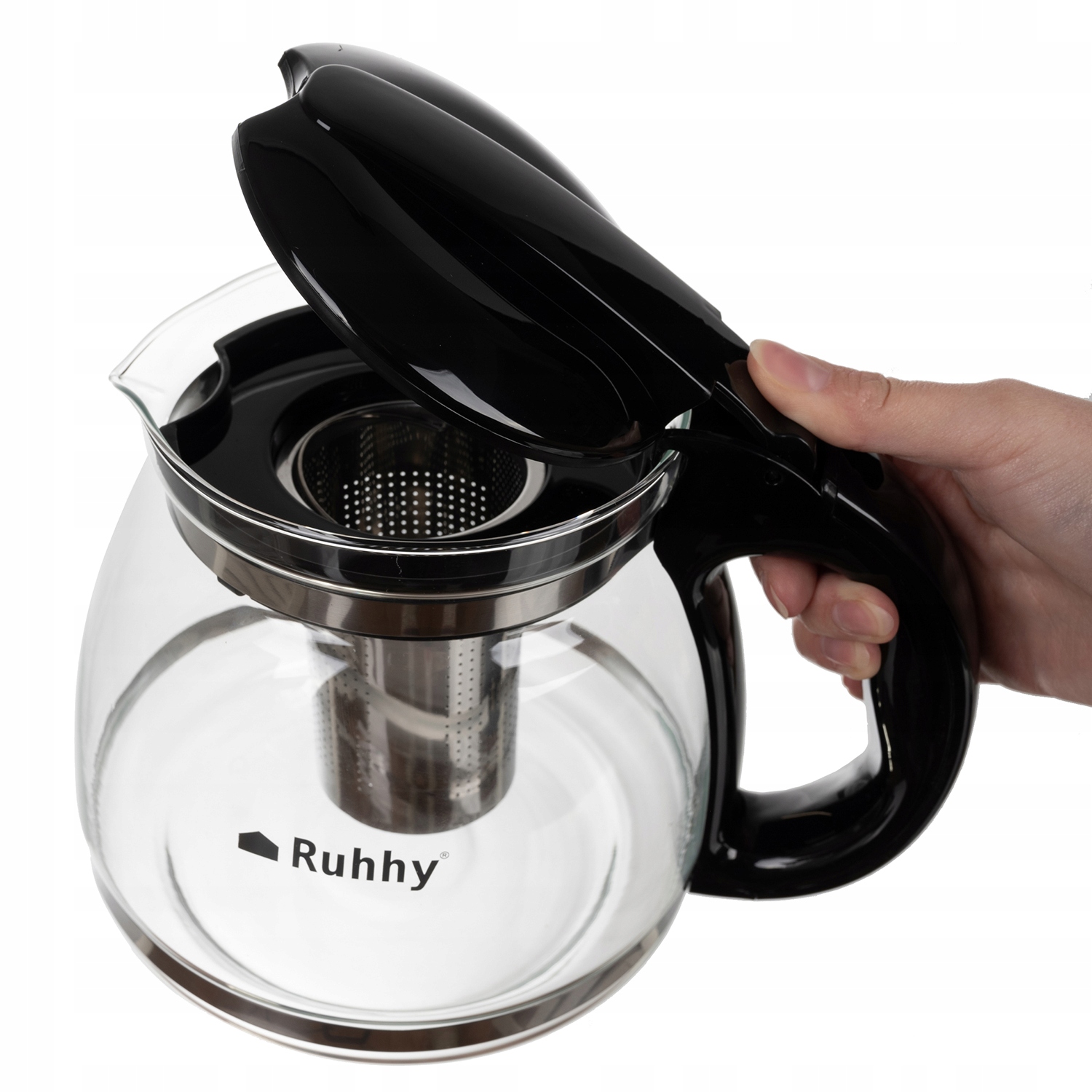 Dzbanek z Zaparzaczem 2 litry do parzenie herbaty ziółek Żaroodporny Pojemność 2000 ml