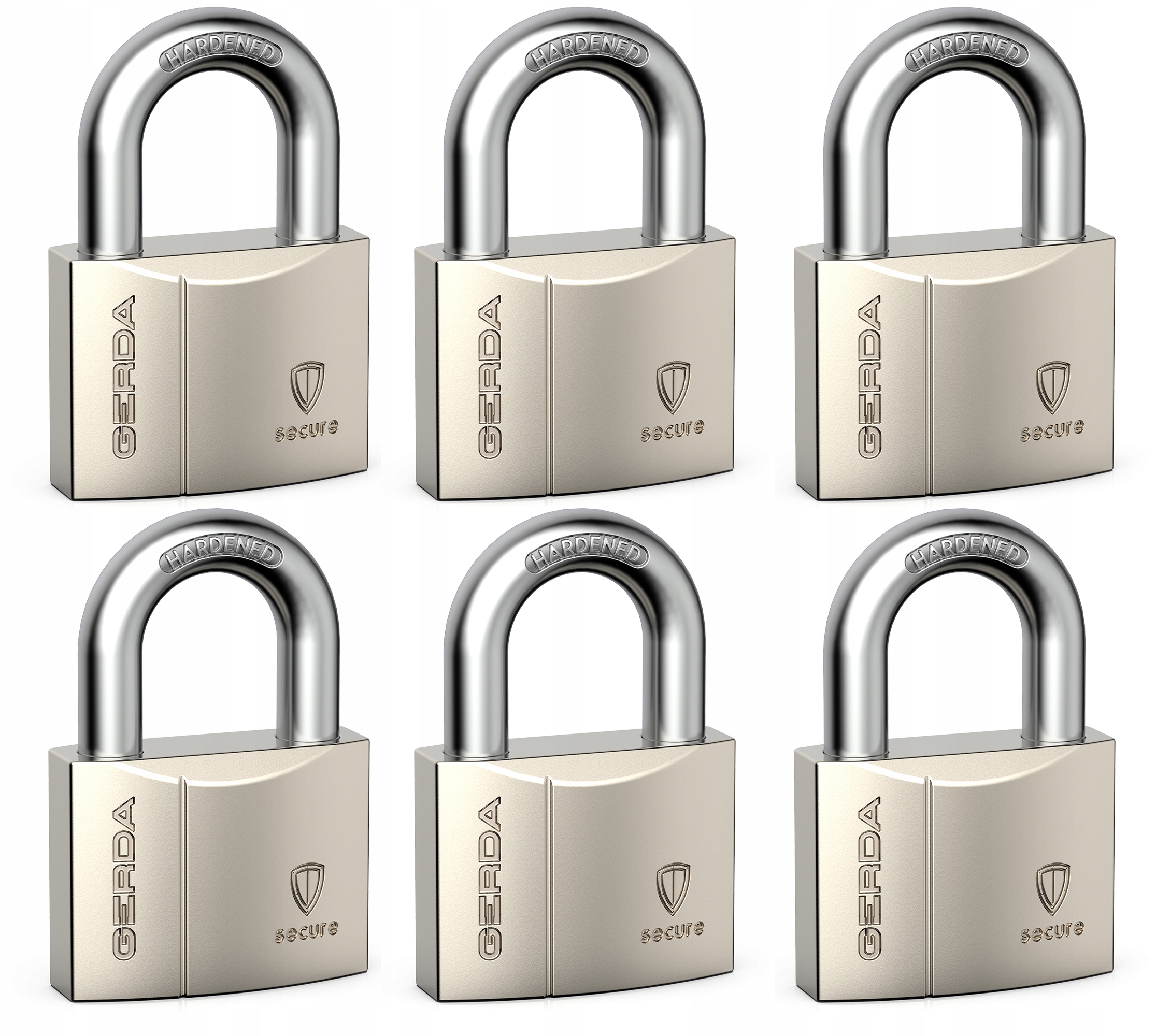 

Gerda 6 Kłódki Na 1 Klucz System Jednego Klucza 40