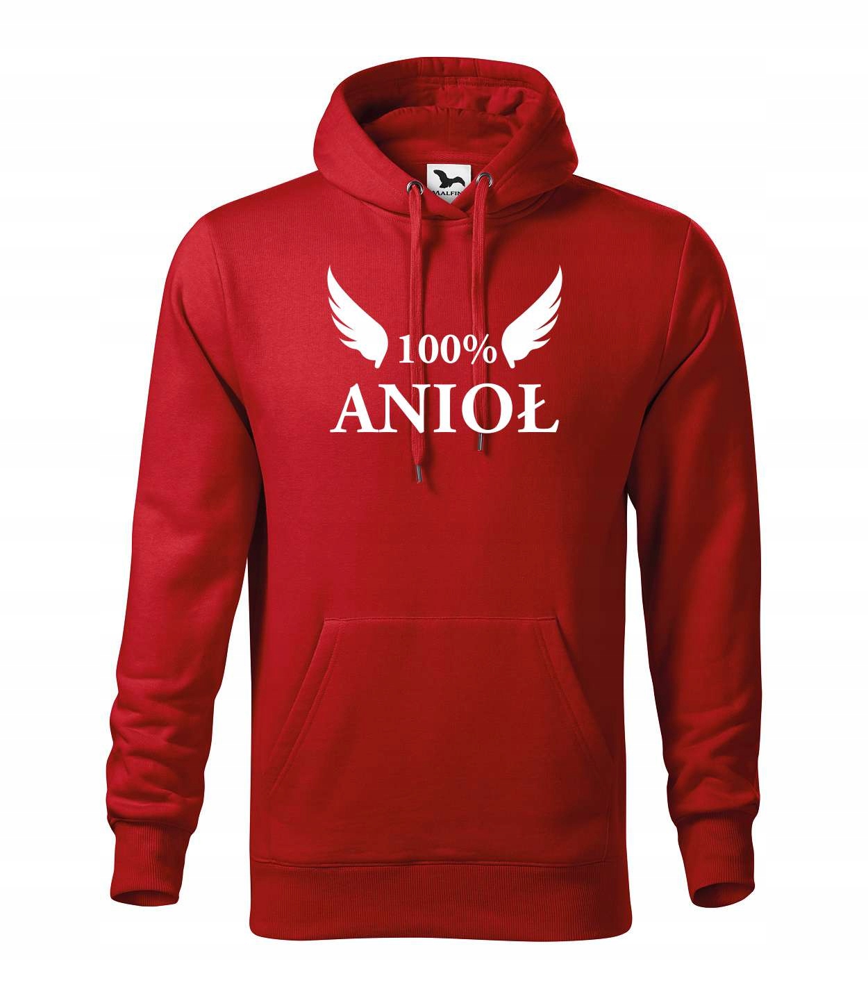 

Bluza z kapturem 100% anioł męska