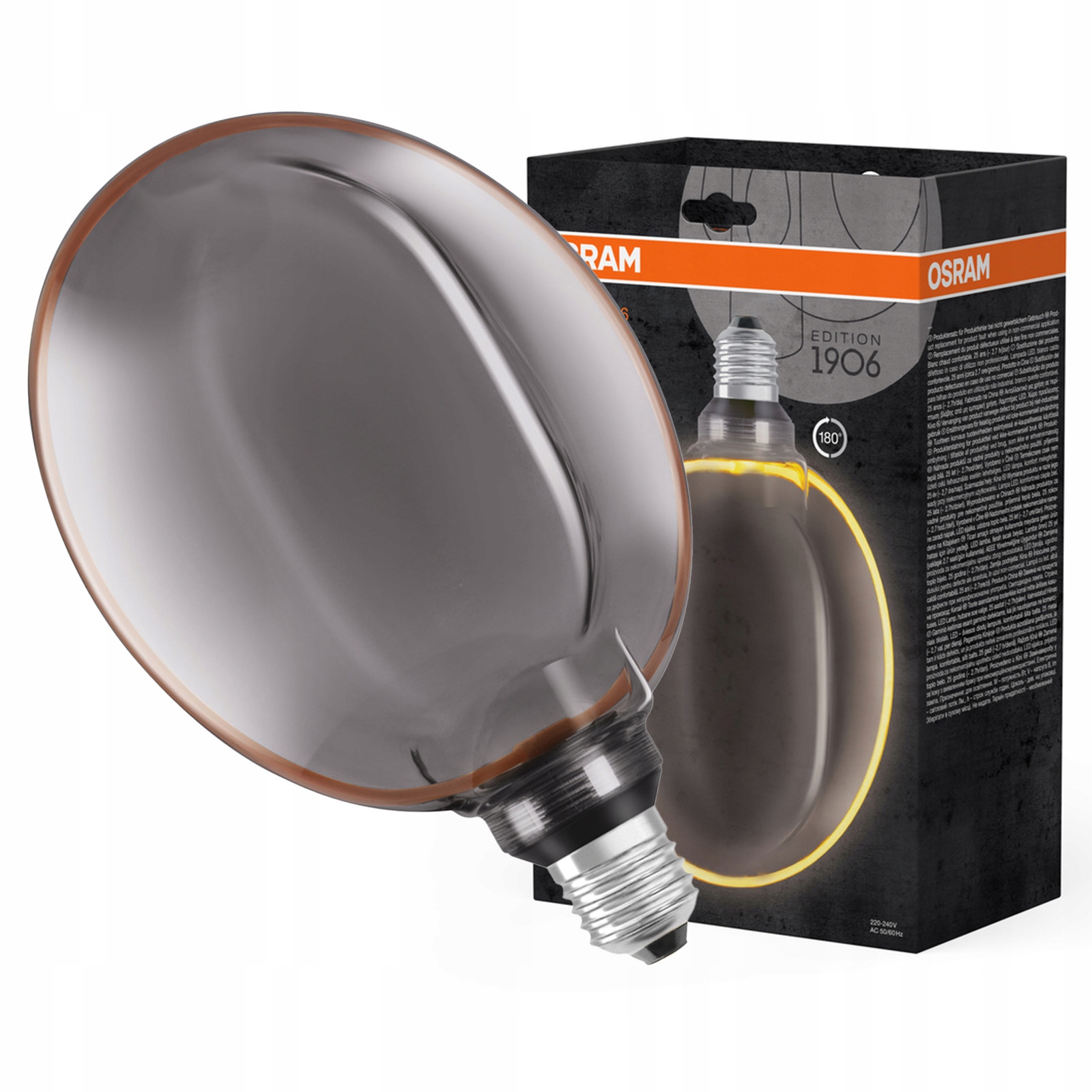 Led žárovka G183 E27 4W 12W 110lm 1800K Filament Vintage 1906 Osram