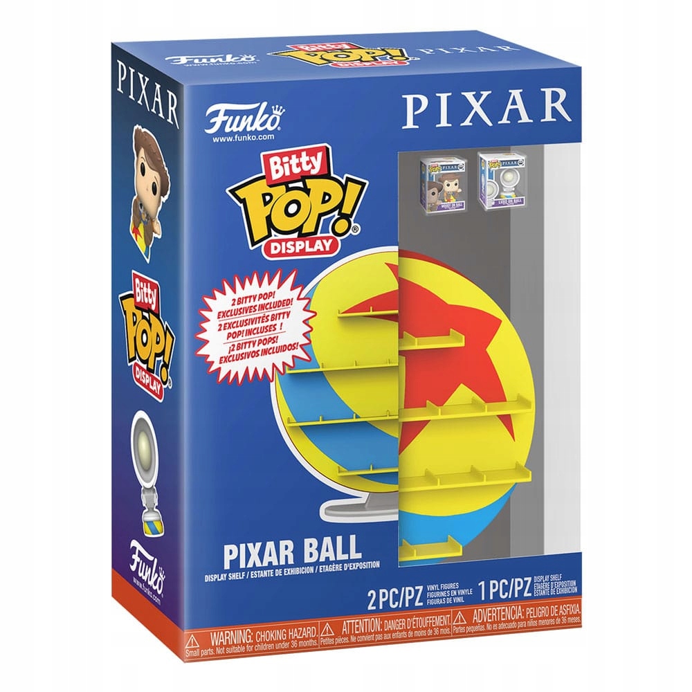 Pixar Bitty Pop! Display s 2 vinylovými figurkami Pixar Ball