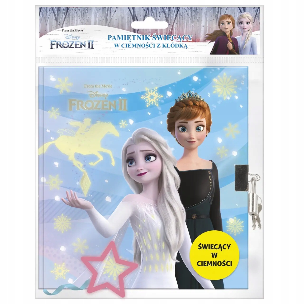 

Pamiętnik świecący w ciemności Kraina Lodu Frozen