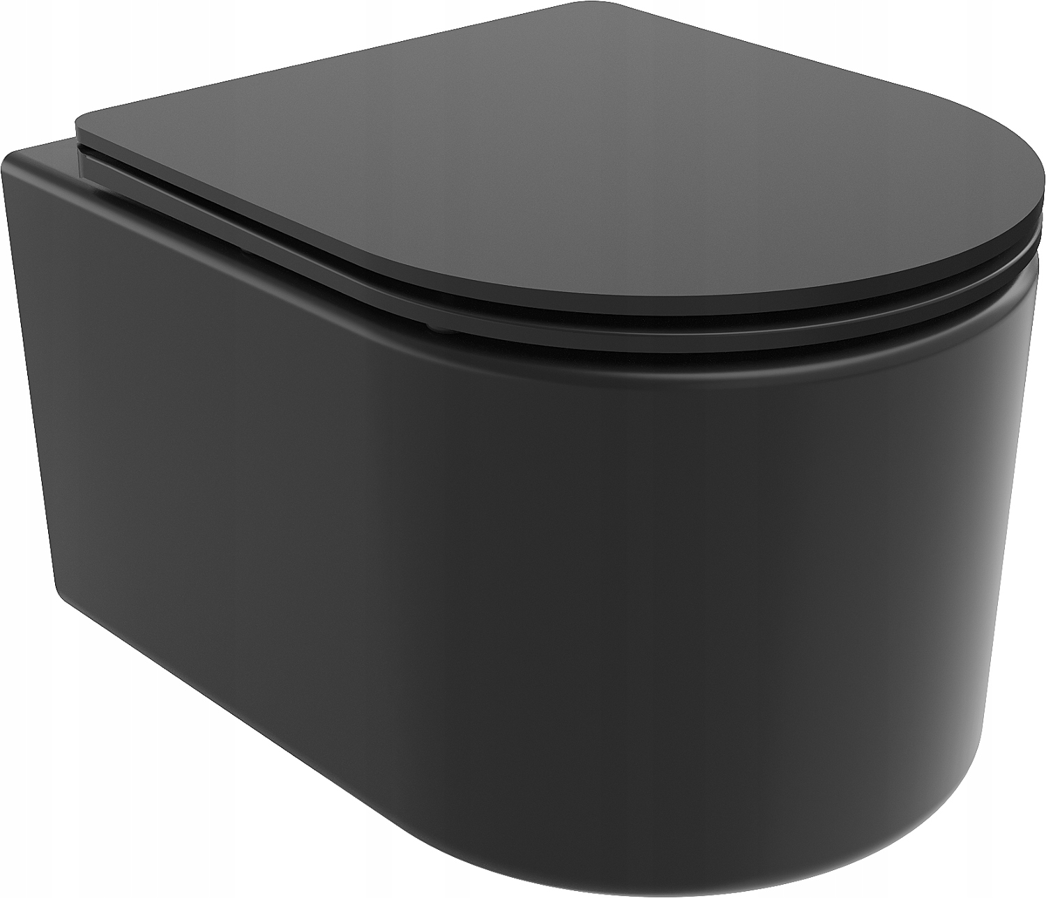 MEXEN SOFIA MISKA WC CZARNA MAT RIMLESS DESKA SLIM