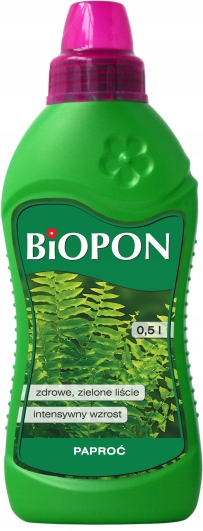 

Nawóz do paproci Biopon 0.5L