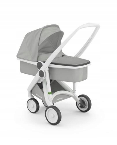 Greentom - Wózek Carrycot (v.2.1) White-Grey