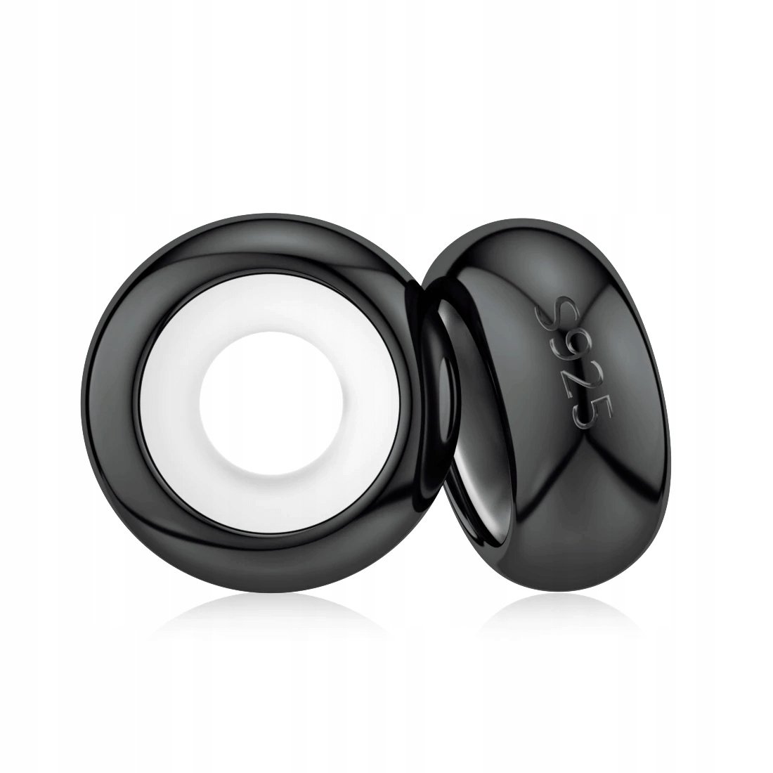 

Charms Przekładka Stoper Czarny S925 2 Sztuki