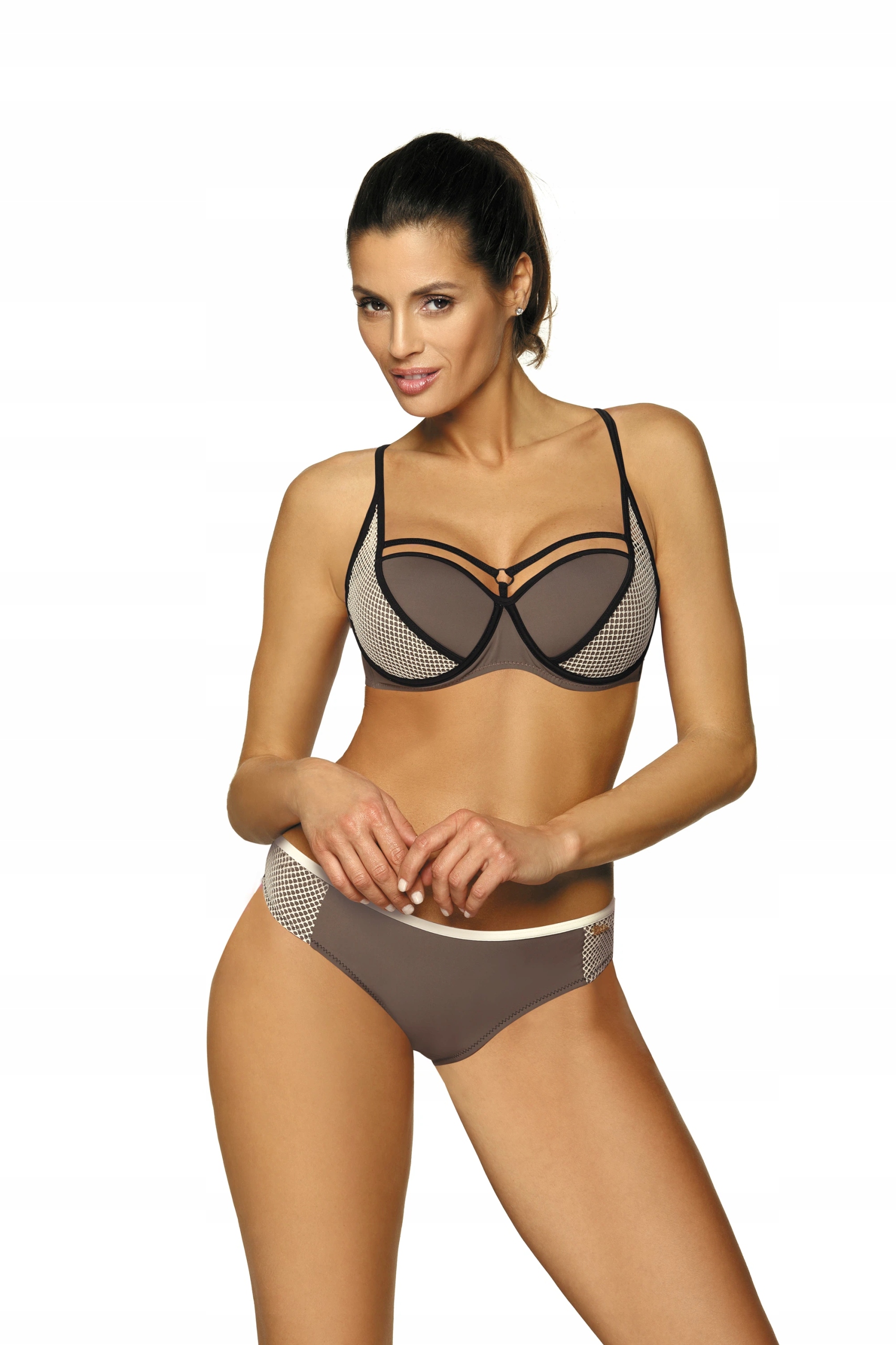 Marko Bikini plavky Charlotte M-495 (7) Mokka, S