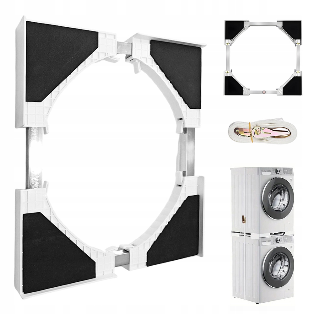 Łącznik Pralki Z Suszarką Uniwersalna Rama Pośrednia Regulowany 46-66cm