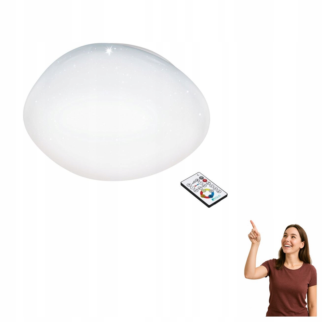 Led Stropné Svietidlo 35W Sileras 97578 Eglo