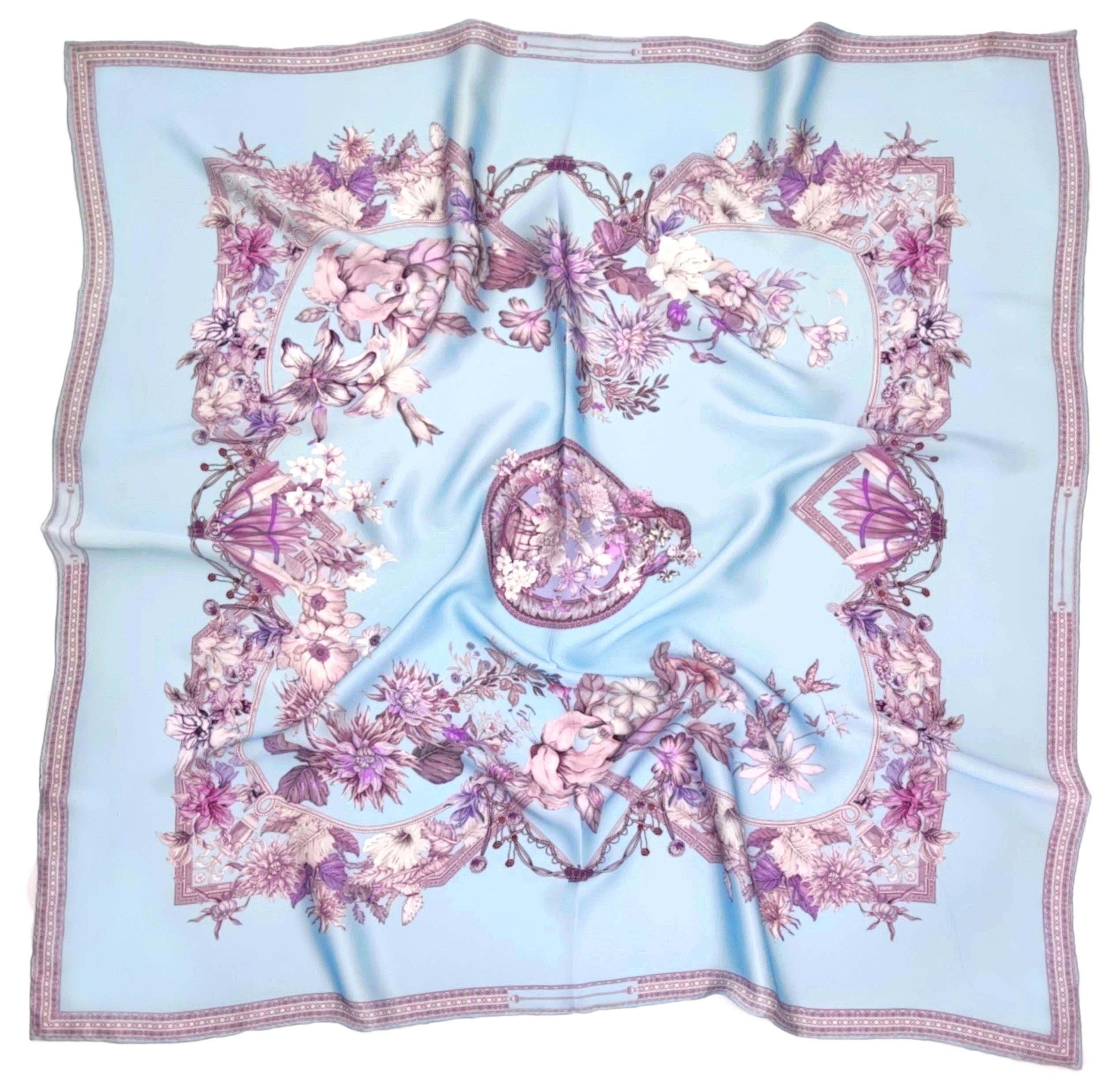 Hedvábný Šátek 100% Přírodní Morušový Hedvábí, Prémiová Kvalita+