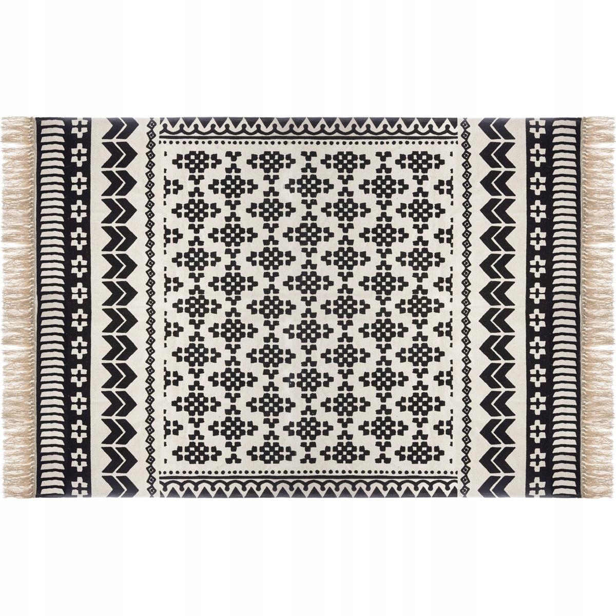 

Dywanik chodnik Etno boho 120x170 Delhi frędzle