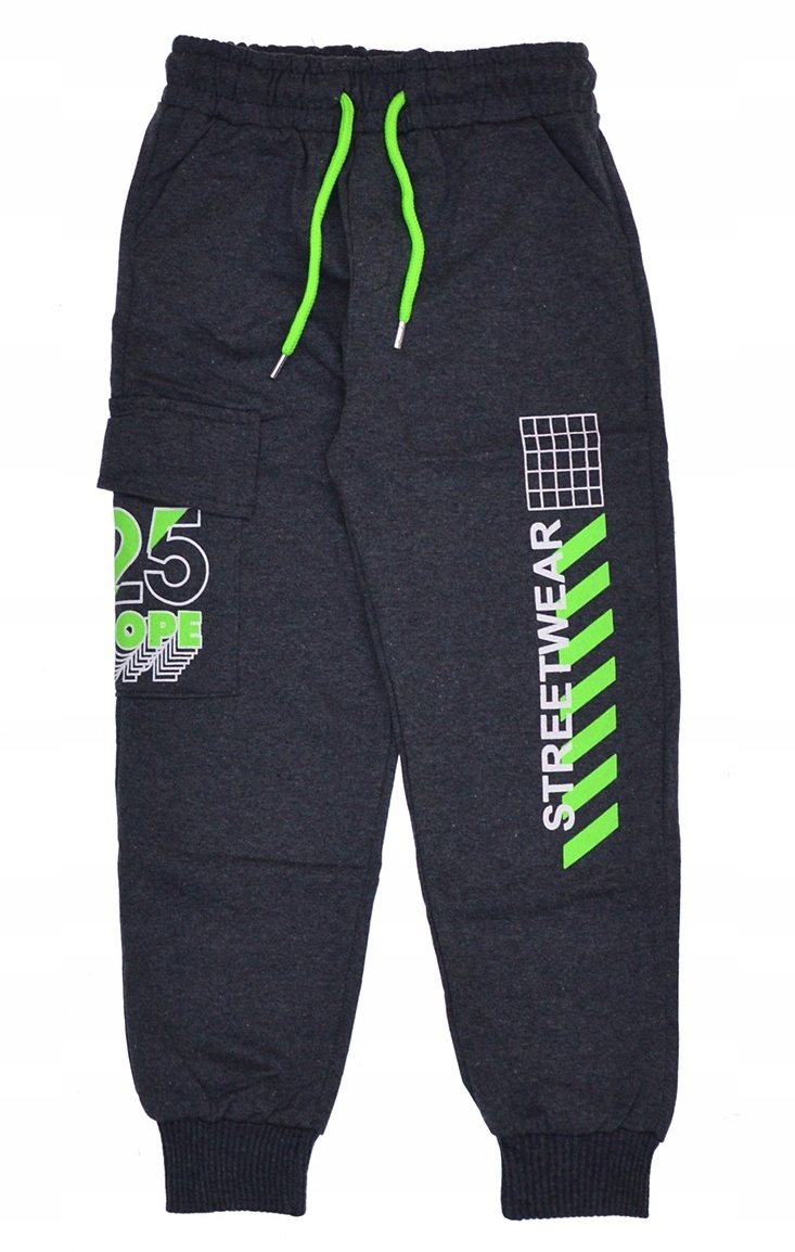 SPODNIE DRESOWE dresy STREET szare - 110