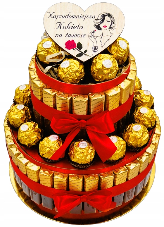 Levně Dort Merci Box Sladkosti Narozeniny Dárkový koš Dárek k jmeninám 40 50