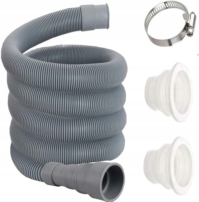 Przedłużka Węża Spustowego Odpowiedni Do Pralek I Zmywarek 5M Z Akcesoriami