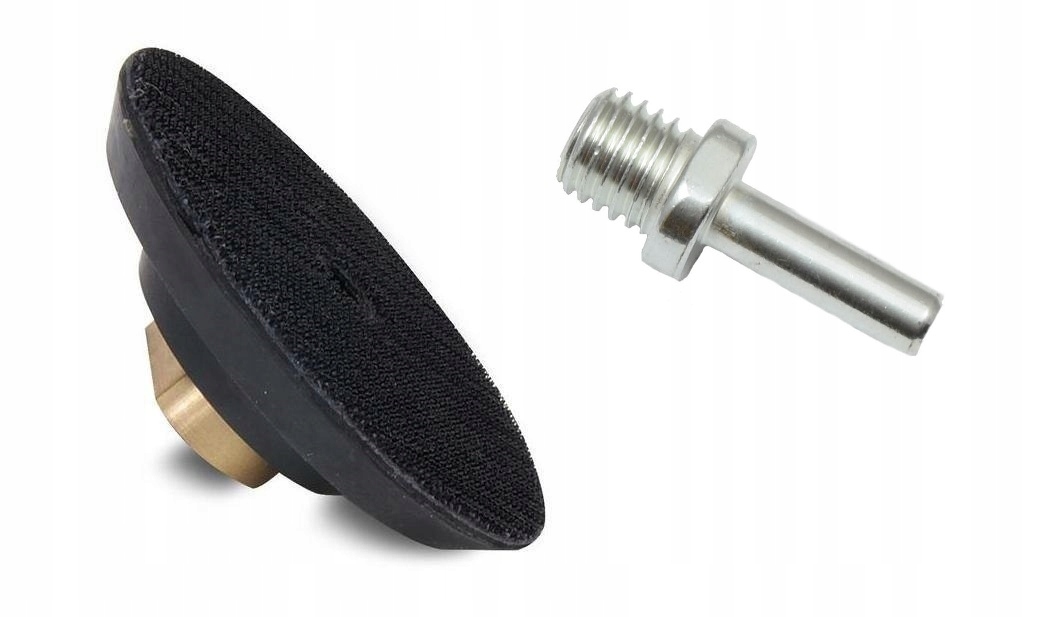 UCHWYT DO SZLIFIERKI DYSK Z RZEPEM 125MM + ADAPTER