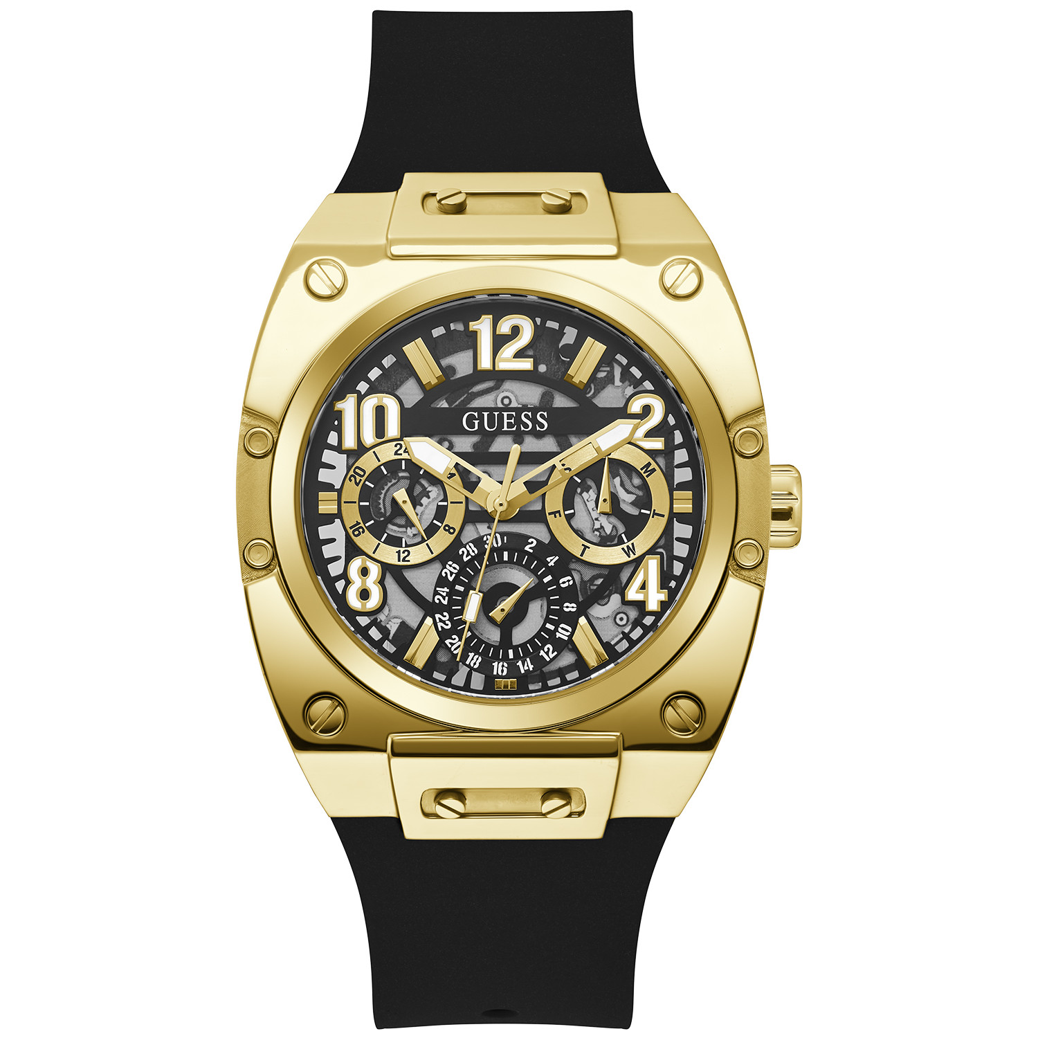 Pánské Hodinky Guess GW0569G2 s černým řemínkem