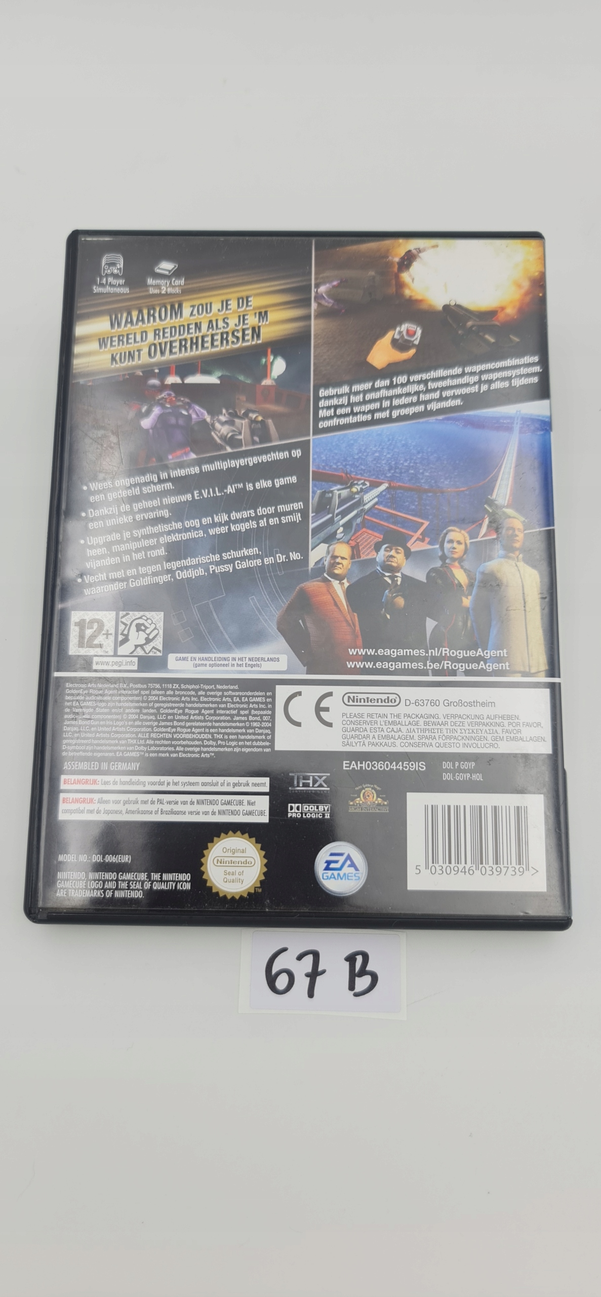 NINTENDO GAMECUBE GOLDENEYE ROGUE AGENT Tematyka gry akcji