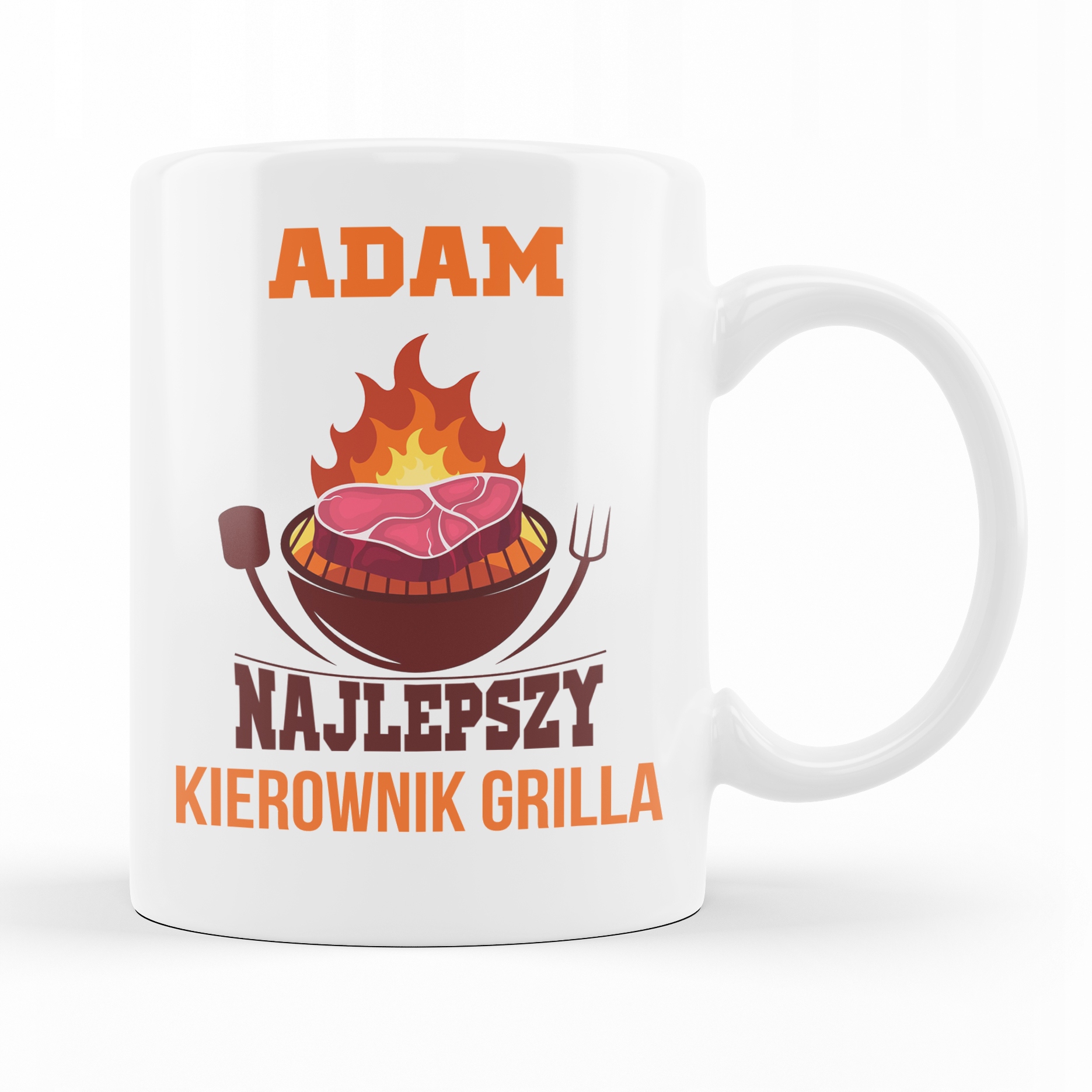 

Kubek Śmieszny Kierownik Grilla Dla Taty