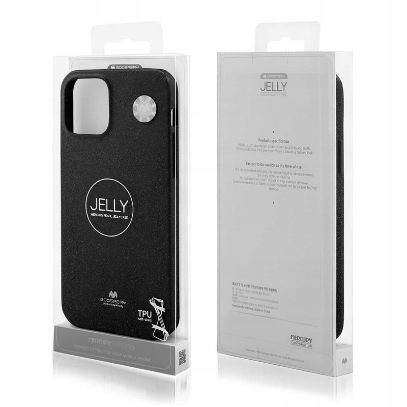 Etui Mercury Jelly do Apple iPhone 14 Pro czarny