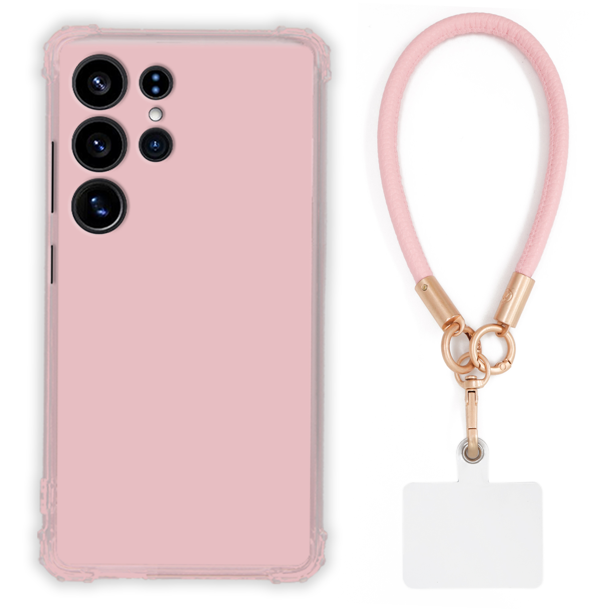 Pouzdro Pro Samsung S25 Ultra Case Antishock Pinky Růžové vodítko Sada Tpu