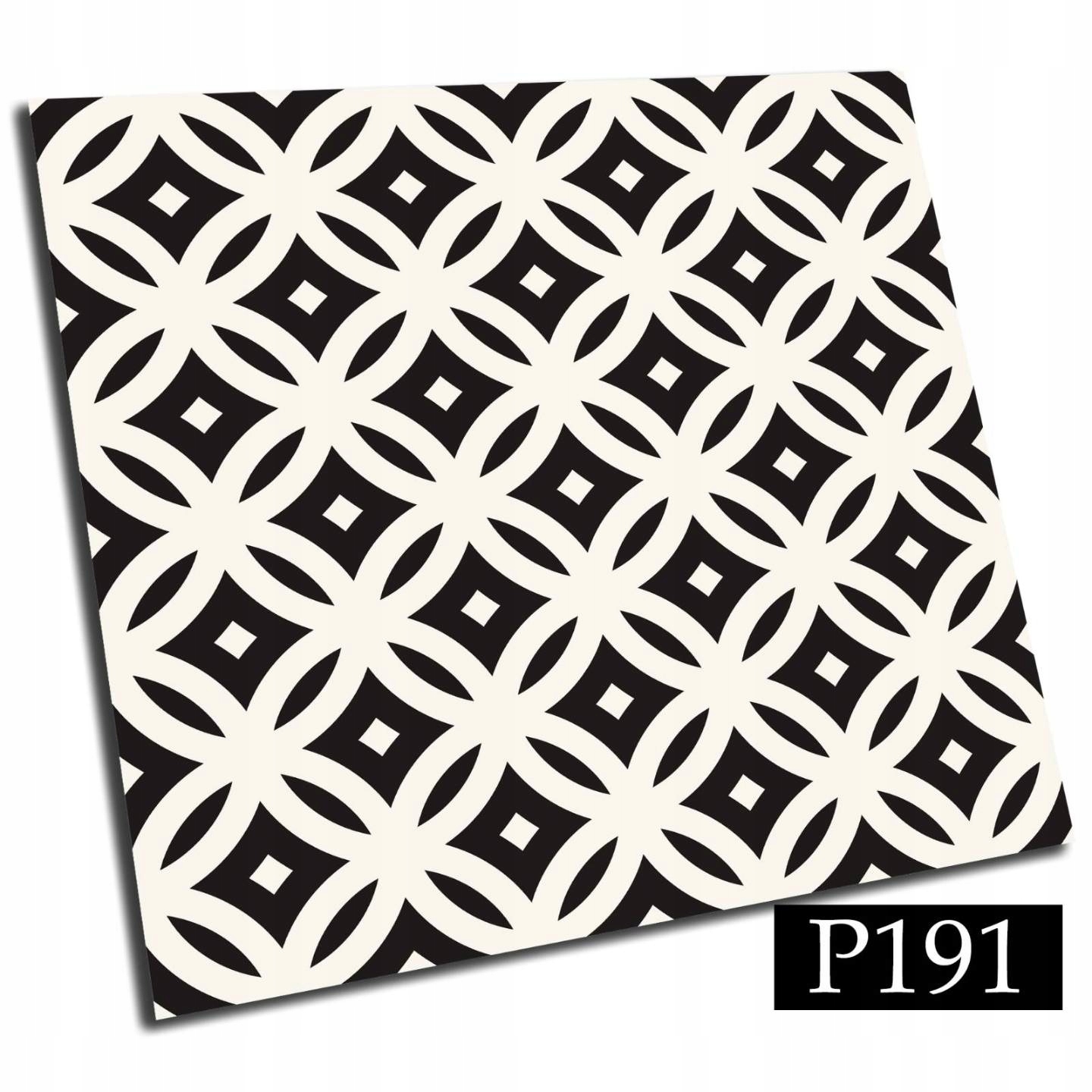 Samoprzylepne kafelki PCV 25x25 Geometryczne koła