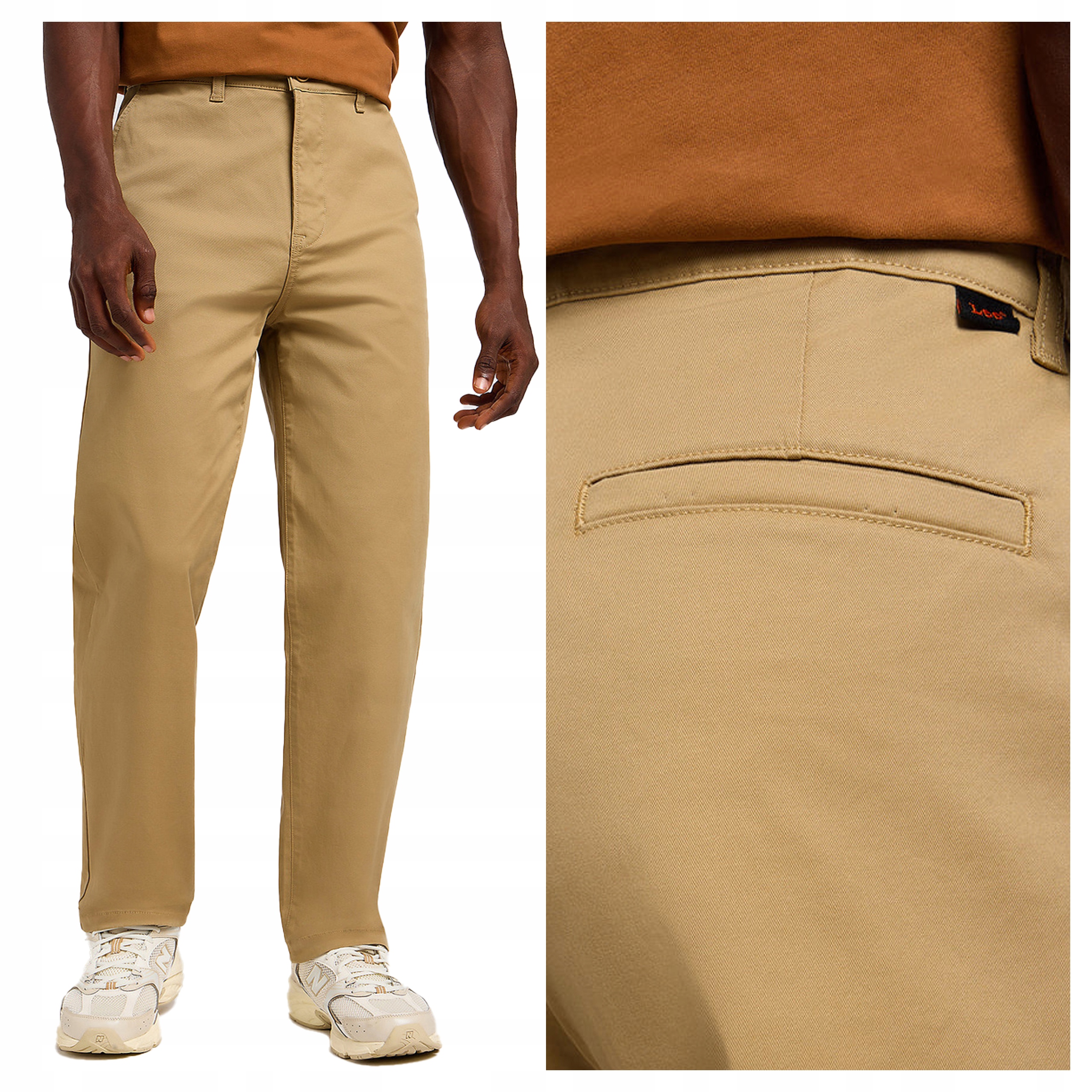 Lee Relaxed Chino W33 L32 Pánské chino kalhoty