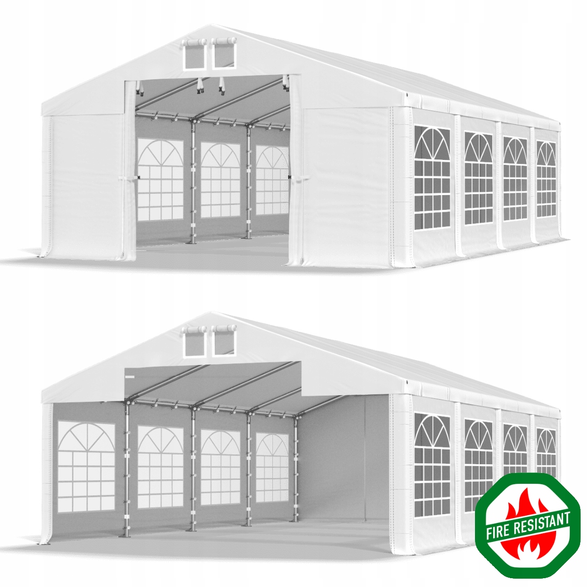 Namiot Fireproof 5x8 imprezowy ogrodowy