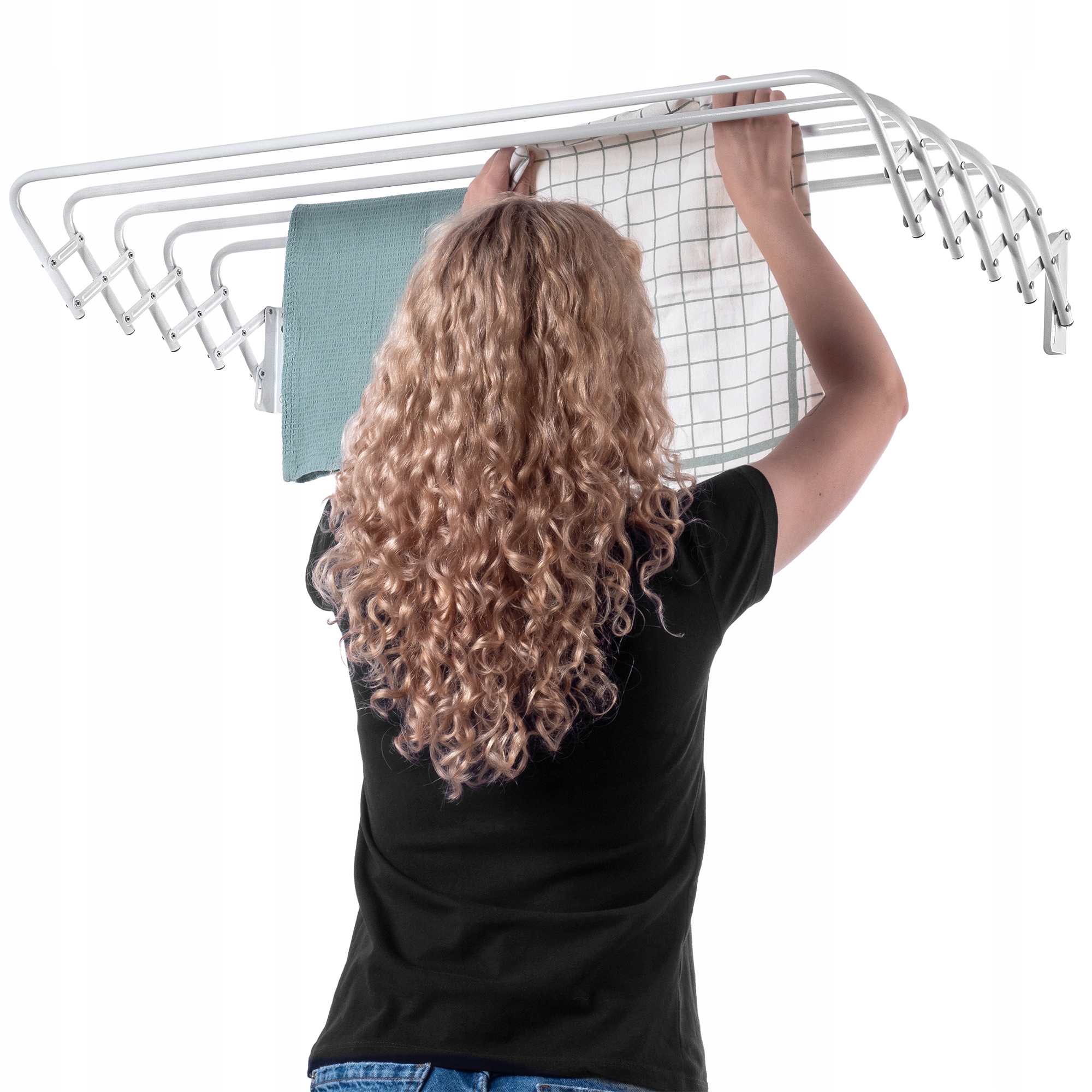 Sušák Koupelnový Věšák Na Prádlo 100 cm