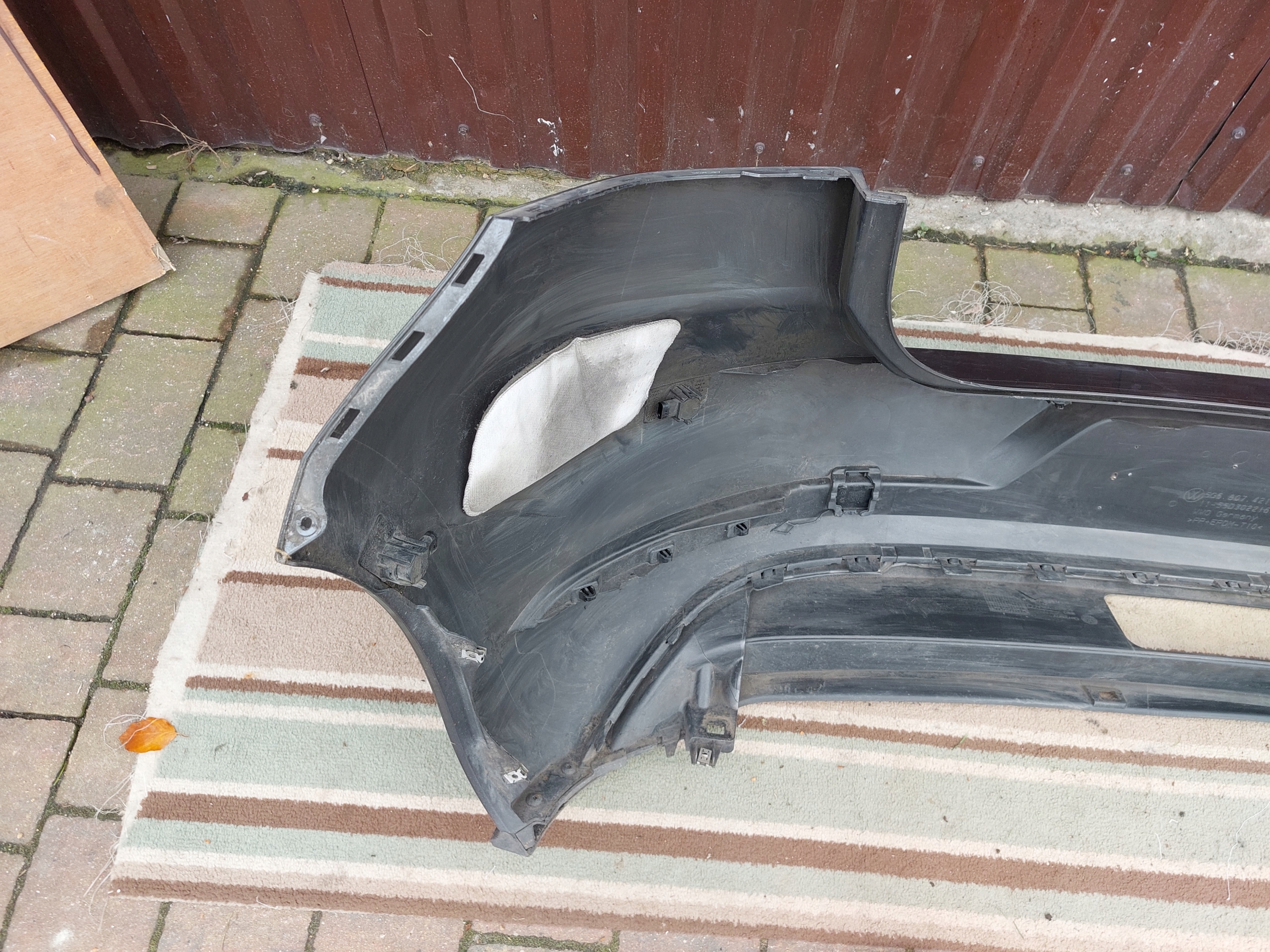 bumper rear part VW GOLF VII 7 GTI 6xPDC grey 17r