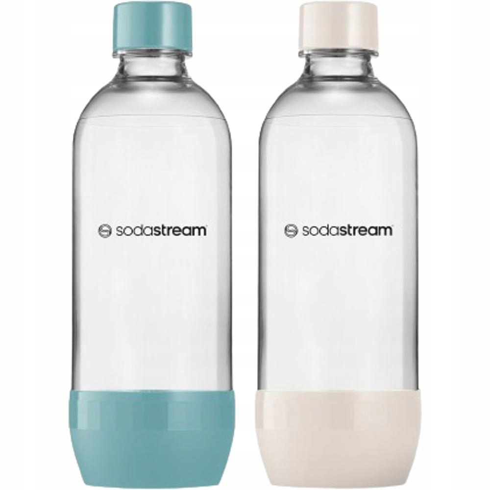 Lahve Sodastream Jet sada 2x1L modrá/písková bez Bpa do myčky nádobí