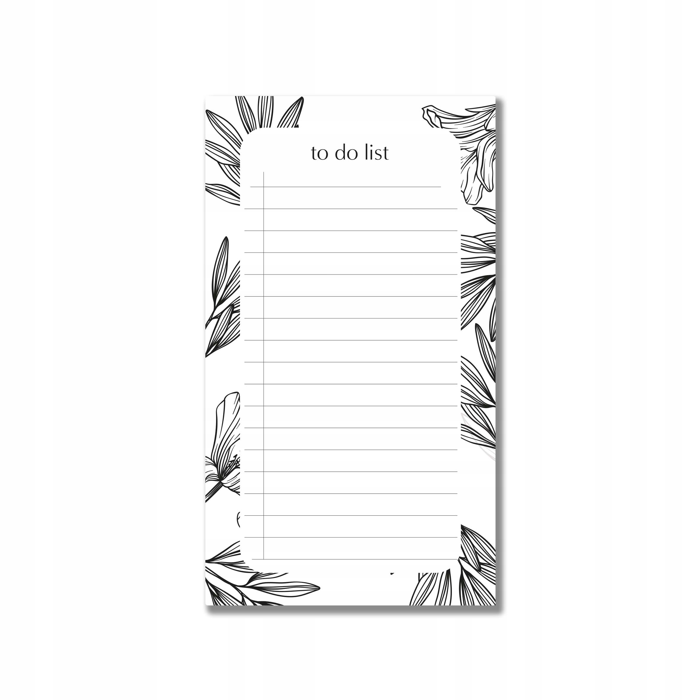 To do list. Lista zadań. Notes – Dark Flowers!