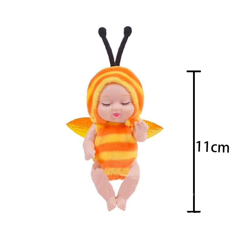 6 SZT.MINI LALKA ODRODZONA DZIECKO ZWIERZĘTA 11CM Rodzaj pluszaki interaktywne