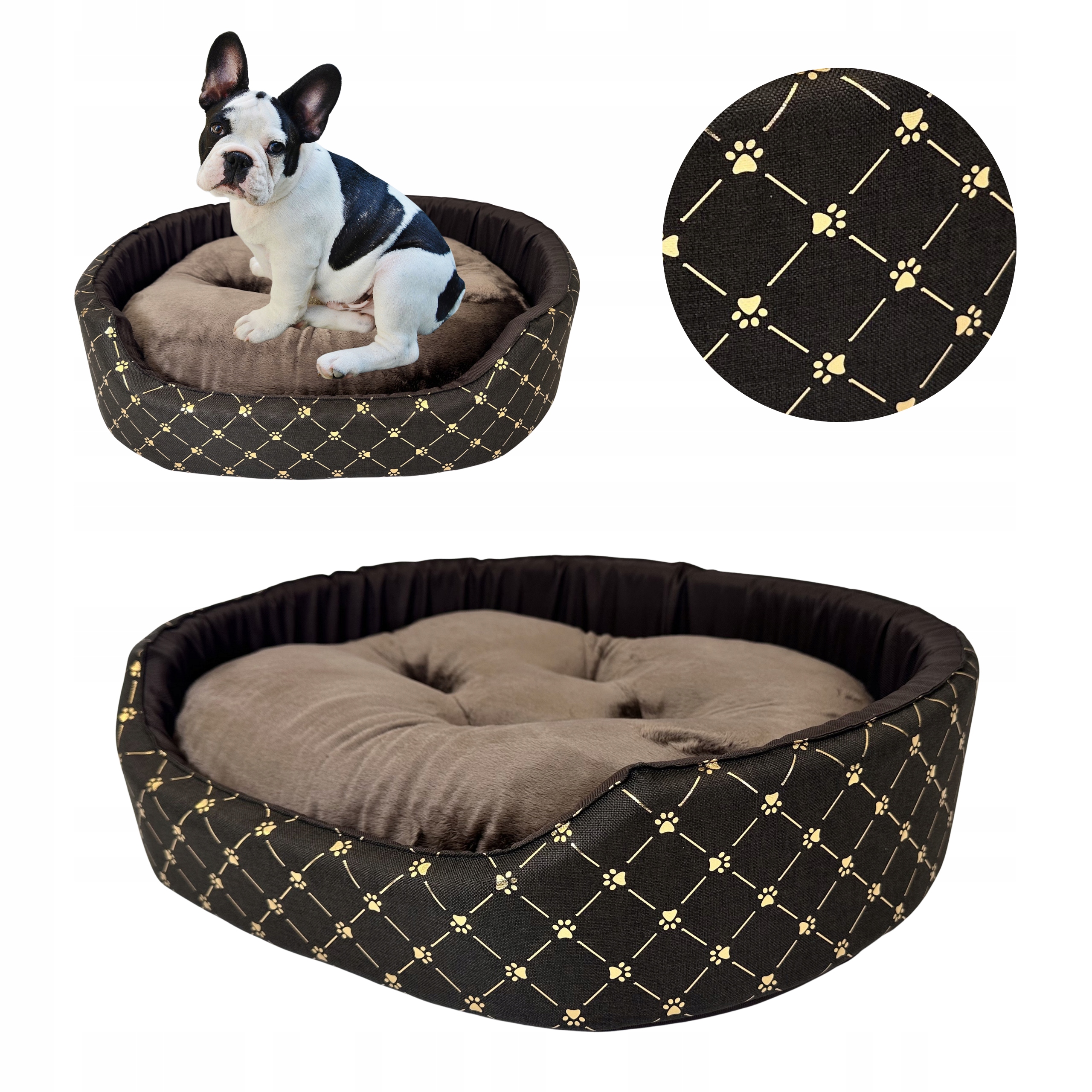 Levně Pelíšek pro psa Potah Pohovka Kotec Vodotěsná L 68x57 cm barvy