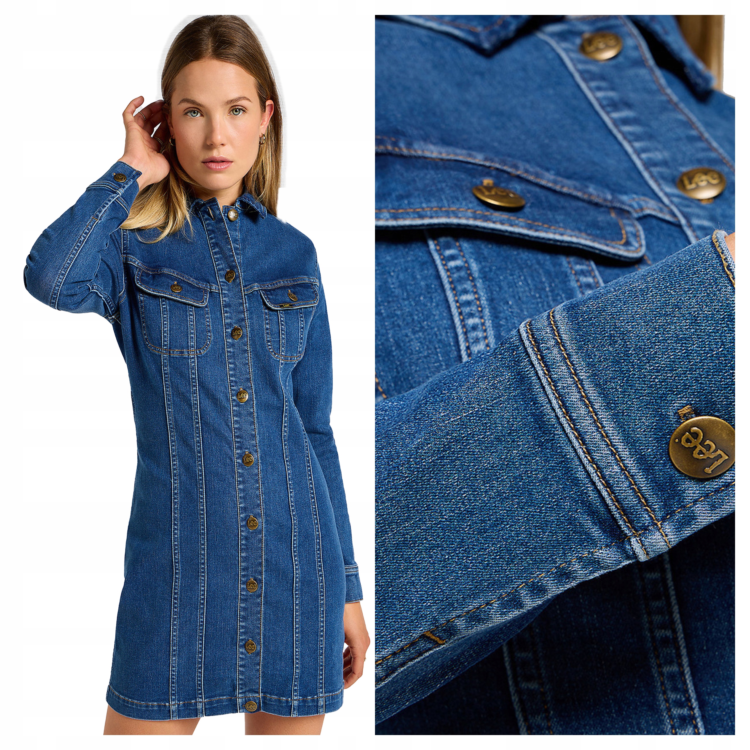 Lee Foreverfit Rider Dress M Dámské šaty