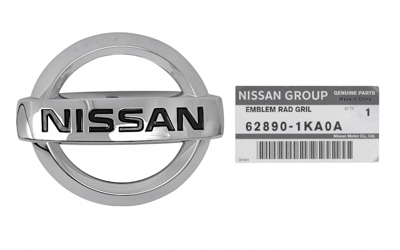 

Emblemat logo grill Nissan Juke Almera 62890-1KA0A