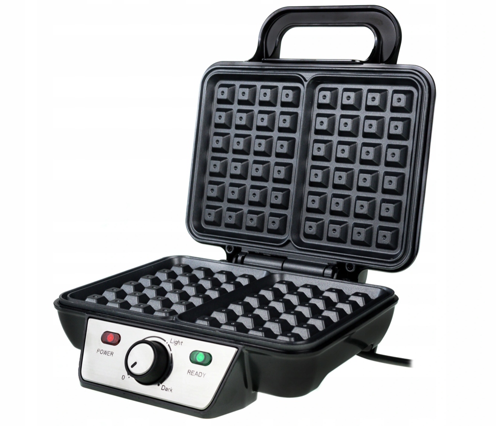 

Gofrownica Duża 2 Chrupiące Gofry Termostat 1600W