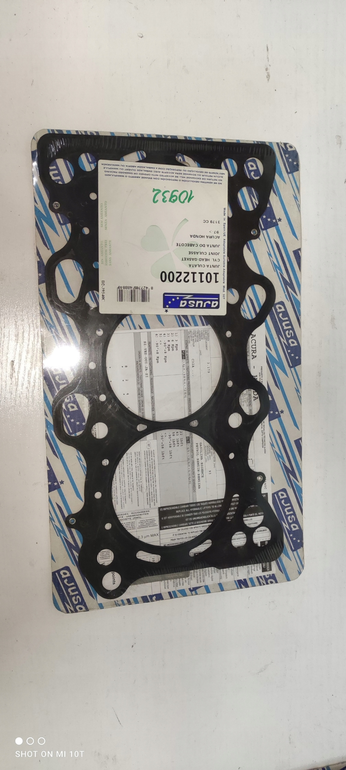 Ajusa 10112200 Уплотнитель, гбц цилиндров Honda 3b