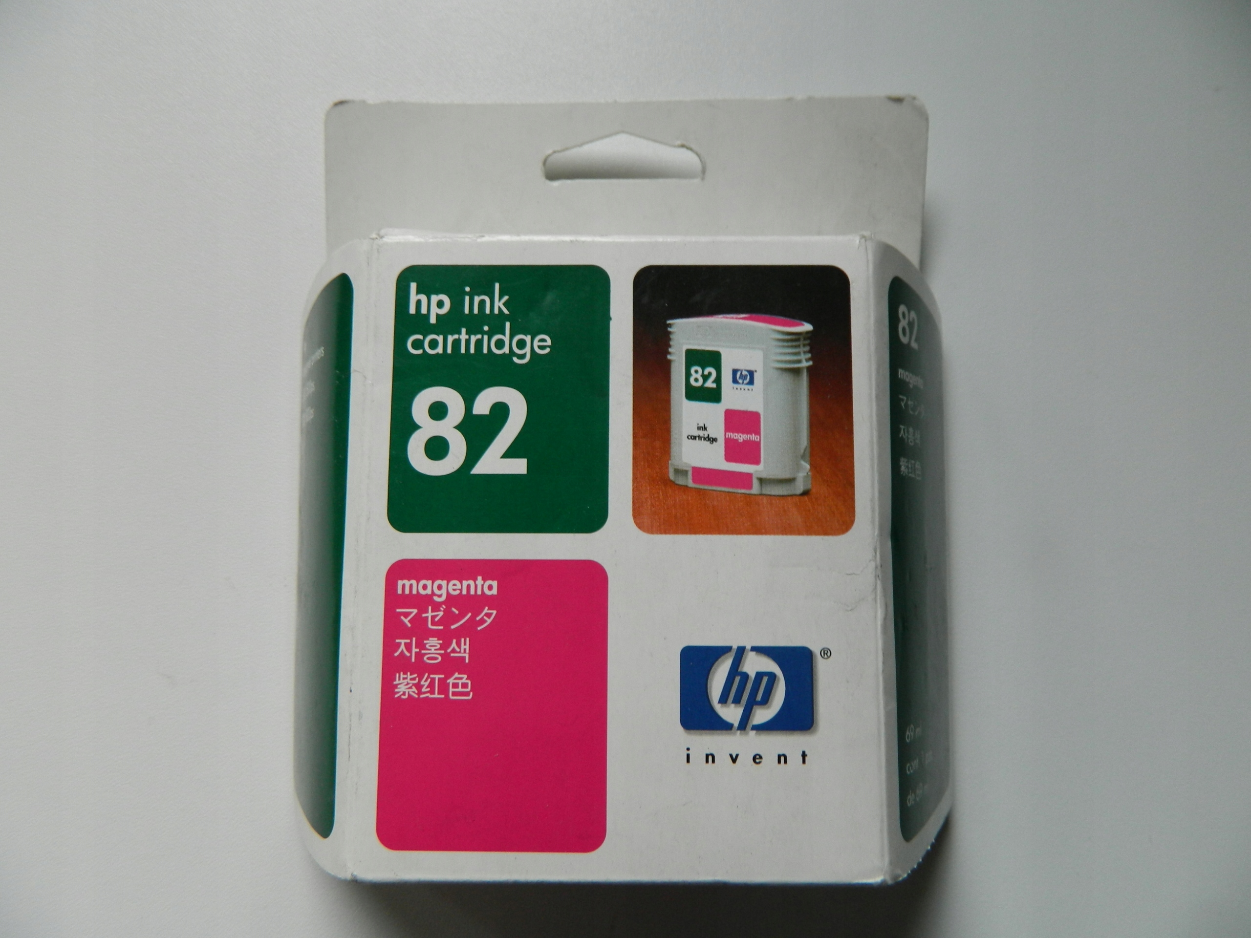 Originálny Atrament Hp 82 Magenta C4912A 69 ML