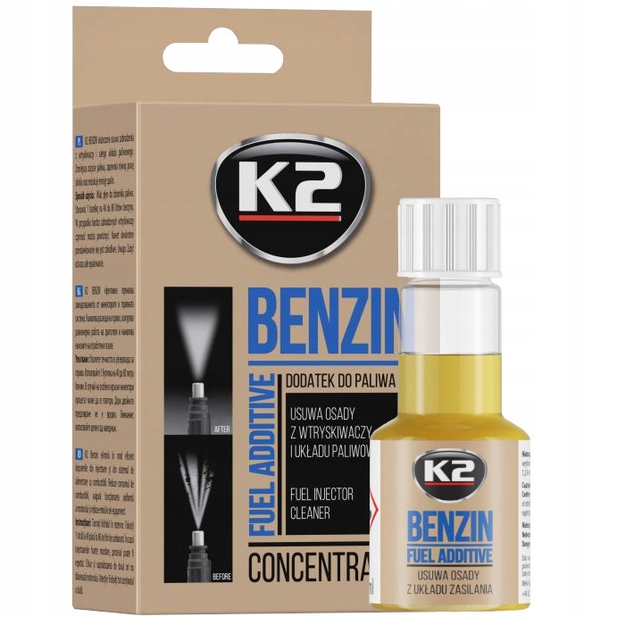 

K2 Benzin 50ML Środek Do Czyszczenia Wtrysków