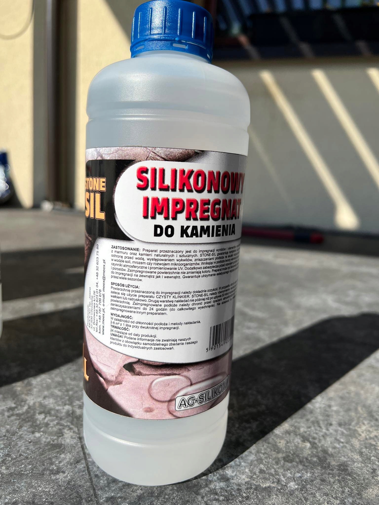 

Silikonowy Impregnat Do Kamienia Stonesil 1 l Meex