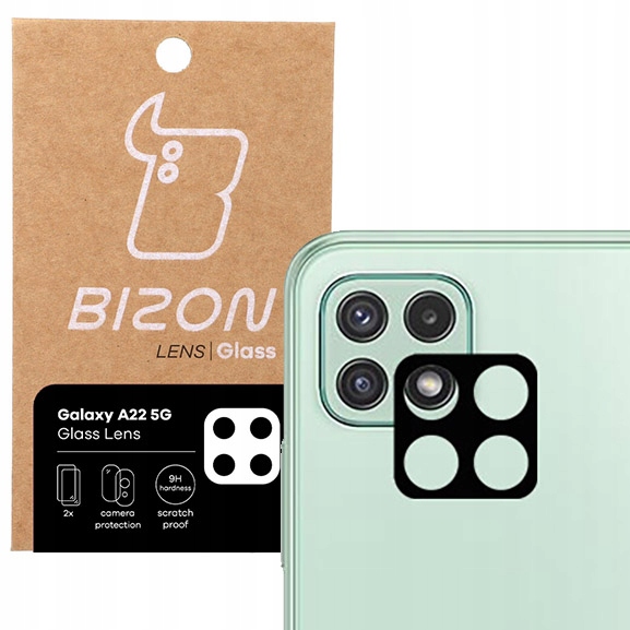 

Szkło na aparat do Galaxy A22 5G, Bizon Lens