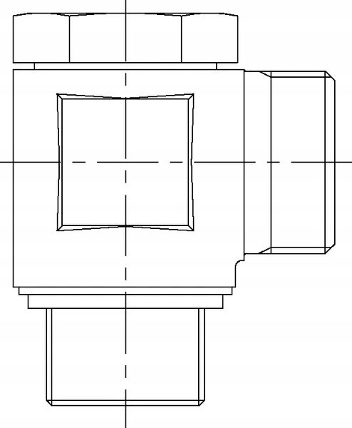 Złącze Banjo 1/8" BSP - M12x1.5 6L Voss Producent części Voss