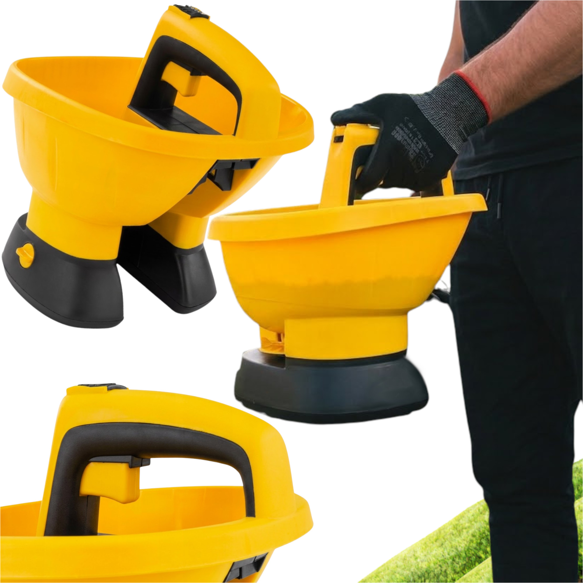 Elektrický Akumulátorový Secí Stroj Pro Setí Trávy Zeleniny Květin XL