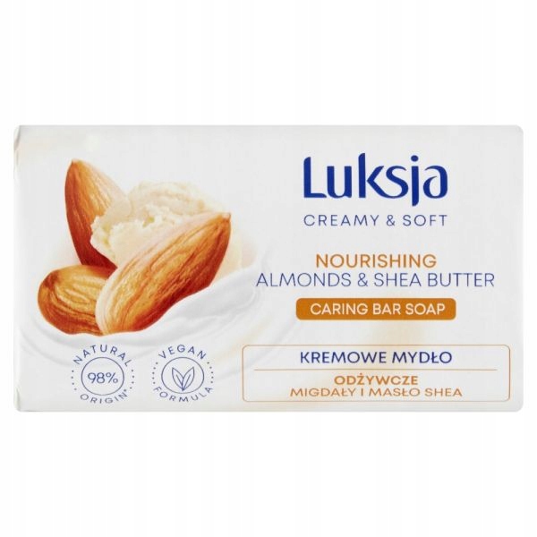 Mydło w kostce Luksja migdały i masło shea 90g x24 EAN (GTIN) 5900536348766