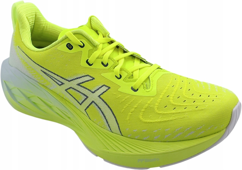 Asics Novablast 4 męskie biegowe Yellow Safety 45 sportowe Treningowe