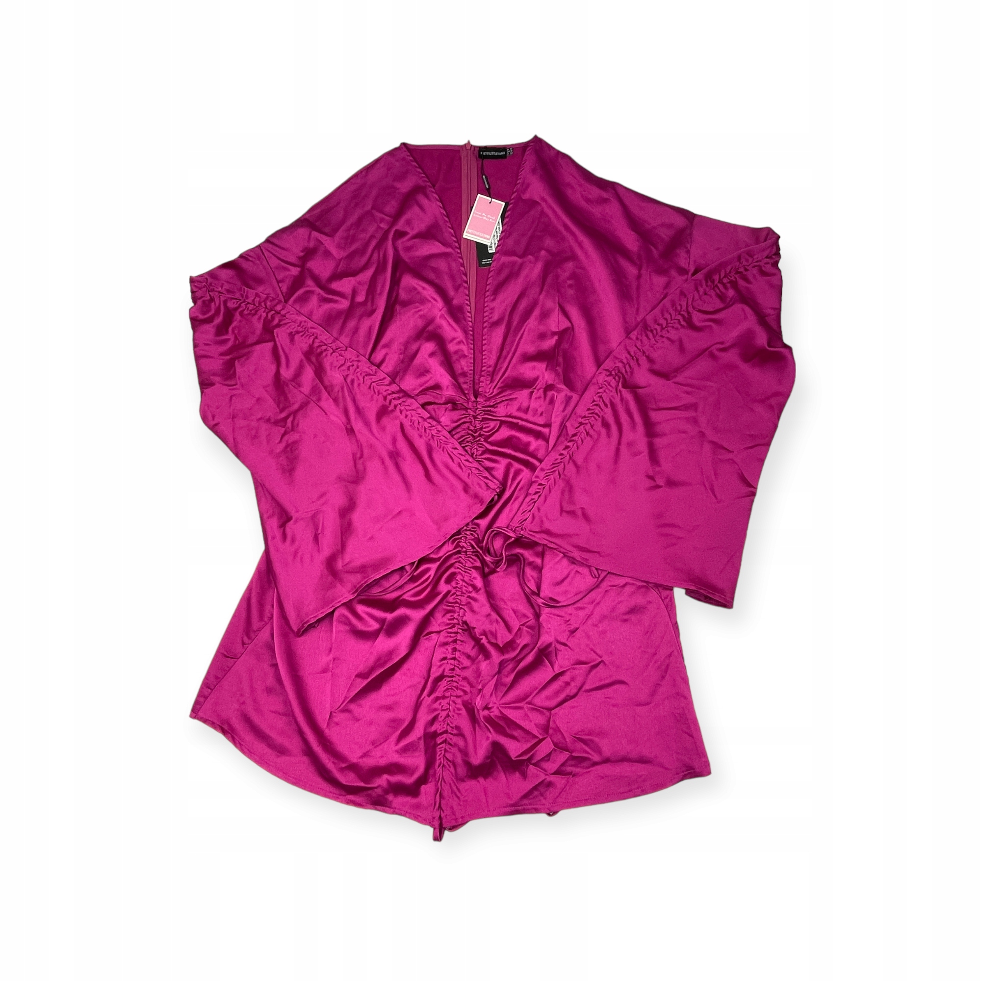 Šaty s dlouhým rukávem Prettylittlething XL 18