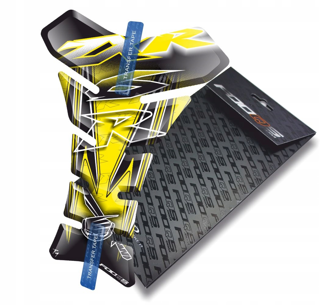 Tank-pad od firmy Fooqs pro Kawasaki ZX-6-R Žlutý